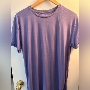 Purple TopMan Scotty Longline T-Shirt